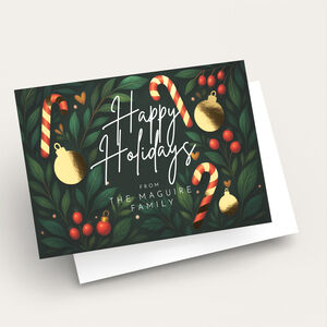 Metallic Flat Greeting Cards